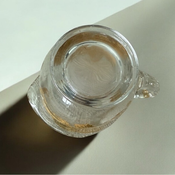 Vintage Paden City Glass Golden Fruit Creamer Pitcher and Sugar Bowl. - Picture 9 of 10